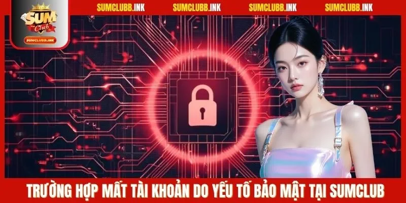 Trường hợp mất tài khoản do yếu tố bảo mật tại SUMCLUB